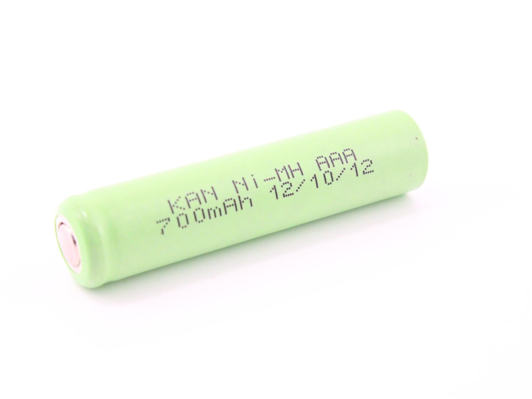 Ni-MH AAA KAN Battery 1.2V 700mAh [Ø45.00x10mm