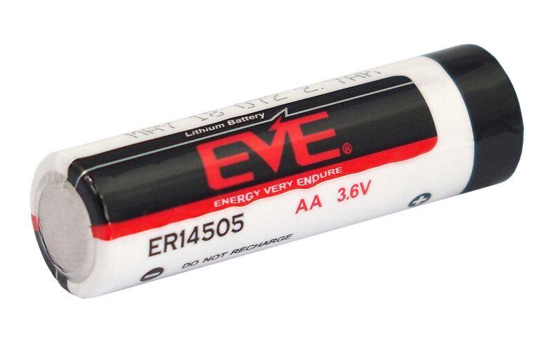 Lithium Li-SOCl2 ER14505 3.6V 2700mAh EVE Battery