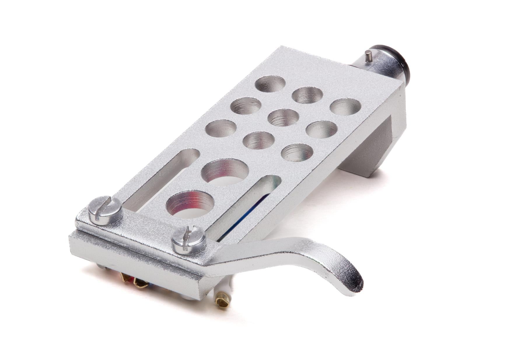 Analogis HS-26 CNC Aluminium Headshell – SME Mount with Gold-Plated OFC Leads [Silver]