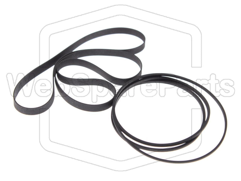 Belt Kit For Dual Tape Deck Kenwood KX-66W - WebSpareParts