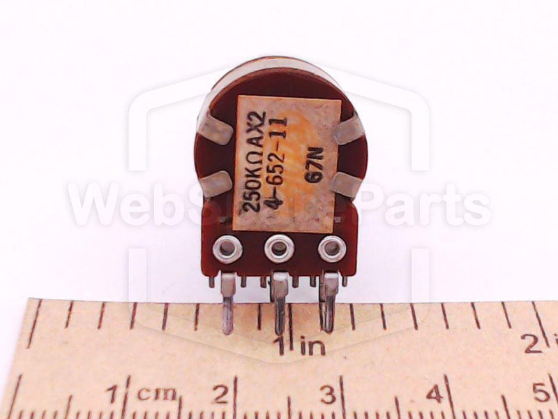 Potentiometer 250KX2 4-652-11 for Sony HS-T70