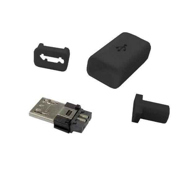 Micro USB Type B Male Plug for Cable Soldering