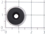 Picior rotund din cauciuc cu orificiu Ø3.0mm Base Ø16.0mm &mdash; photo 5