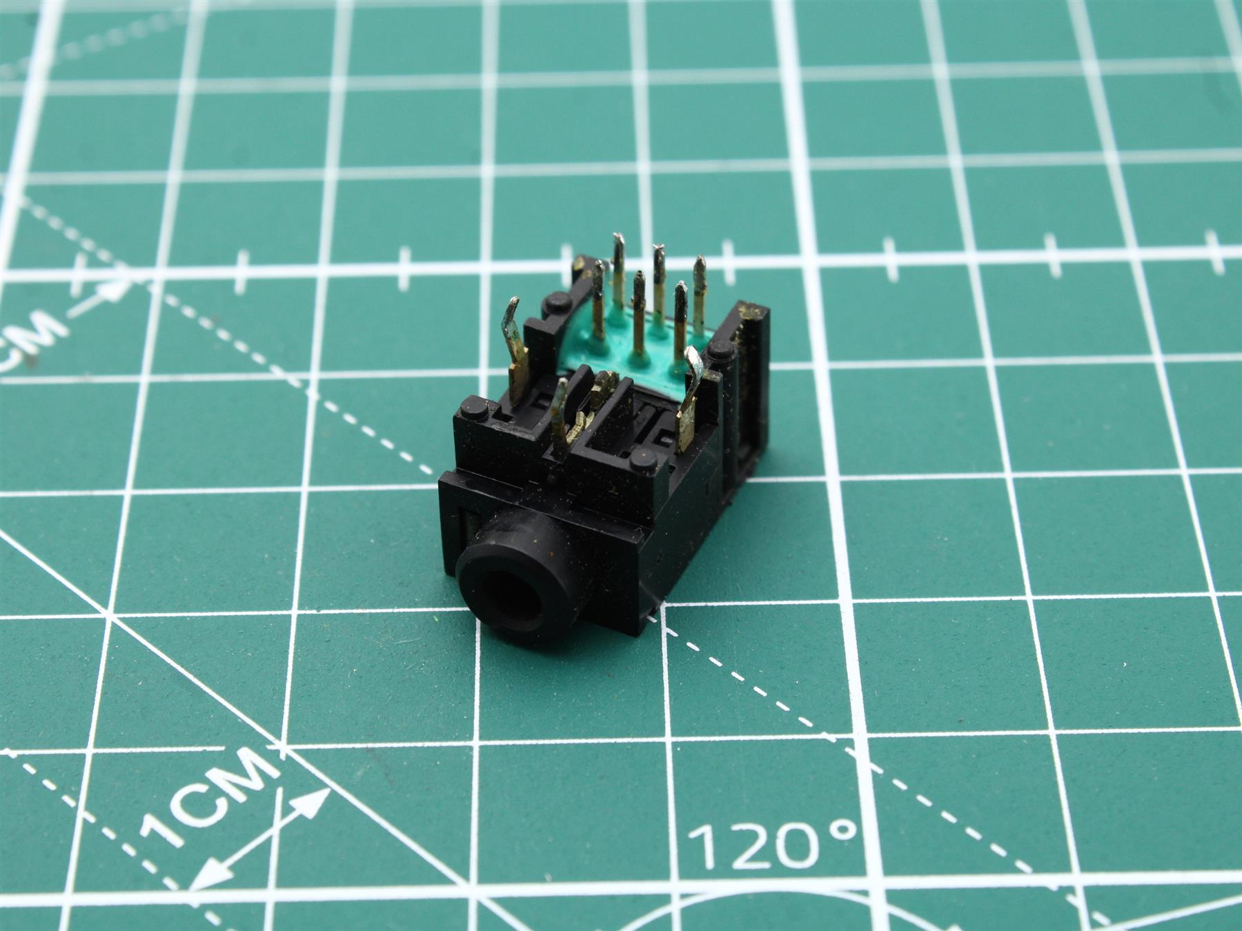 Sharp W1262 Headphones PCB Jack for Vintage Audio Repair