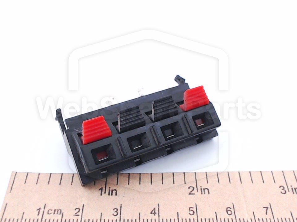 Sharp XL Series PCB Speaker Terminal Connector for Vintage Audio Repair