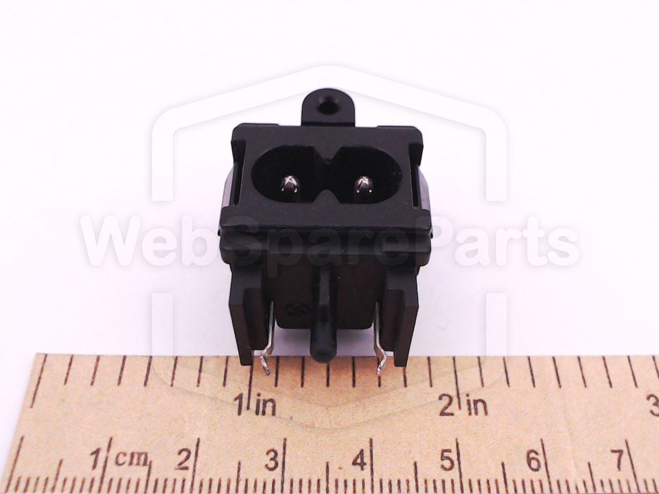 PCB-Mount IEC C8 AC Mains Input Connector for Philips FW Series