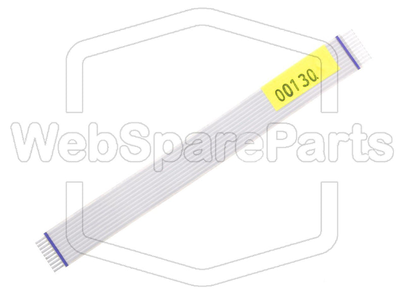 10 Pins Flat Cable L=130mm W=13.8mm