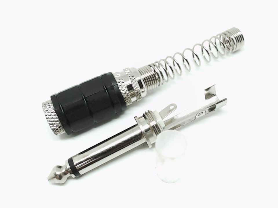 6.3mm Mono Jack Metal Plug for Cable