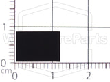 Picior dreptunghiular din cauciuc autoadeziv 11.5mm x 8.0mm Height 3.0mm &mdash; photo 2