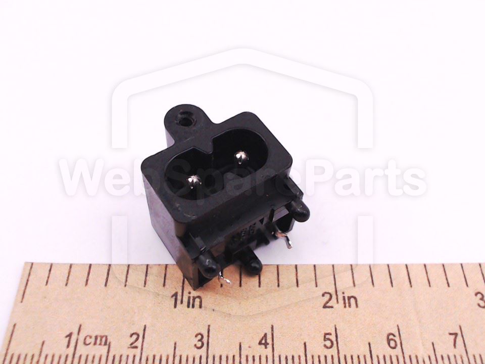 PCB-Mount IEC C8 AC Mains Input Connector for Panasonic SAA-K Series