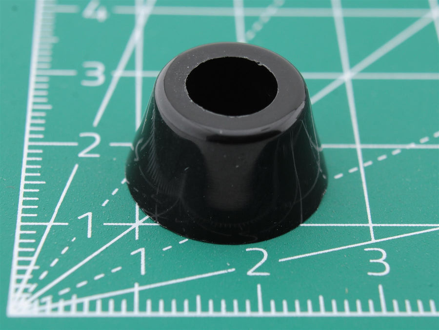 Picior rotund din polietilenă cu orificiu Ø3.5mm Base Ø18.0