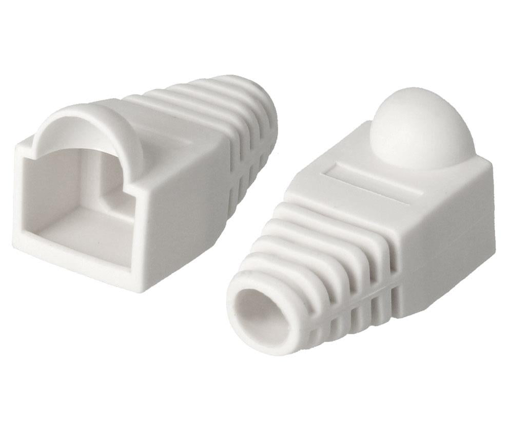 RJ45 White Boot [Pack of 10]