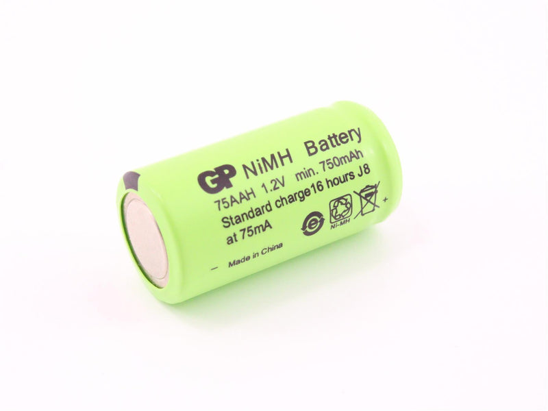 Ni-MH Battery 75AAH 1.2V 750mAh GP