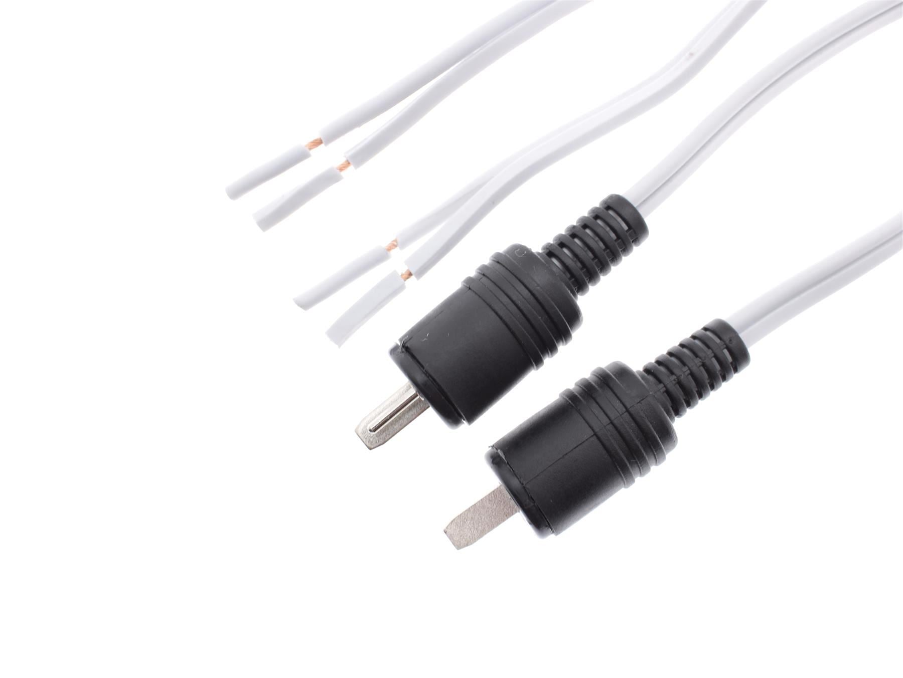 2-Pin DIN to Bare End Speaker Cable Pair for Bang & Olufsen [7.5m]