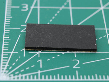 Picior dreptunghiular din cauciuc autoadeziv 20.0mm x 5.0mm Height 1.0 mm