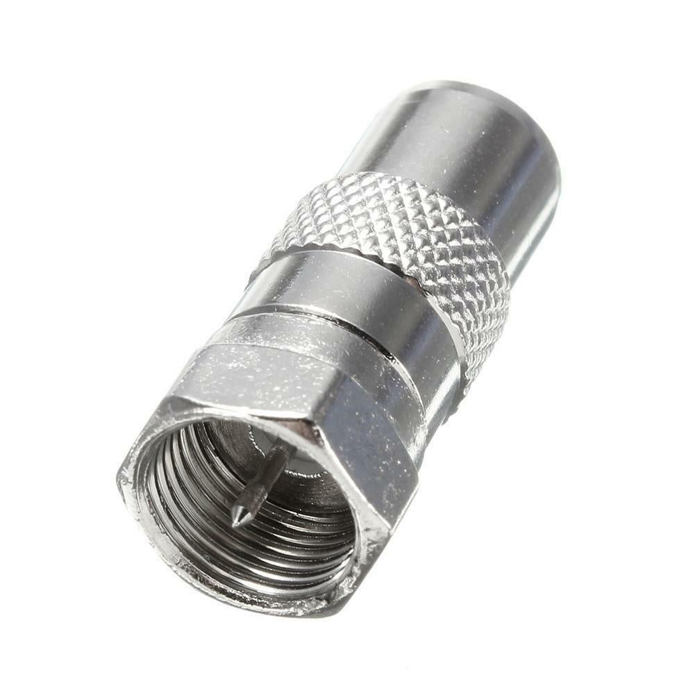 TV IEC Male to F Male Adapter