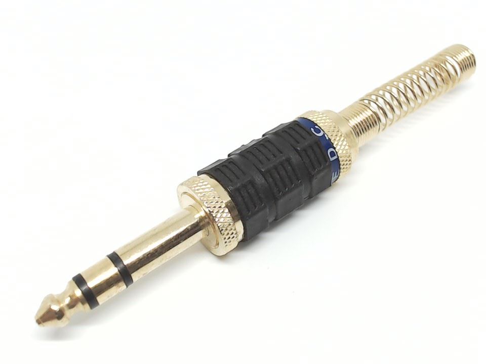 6.3mm Stereo Jack Metal Plug for Cable