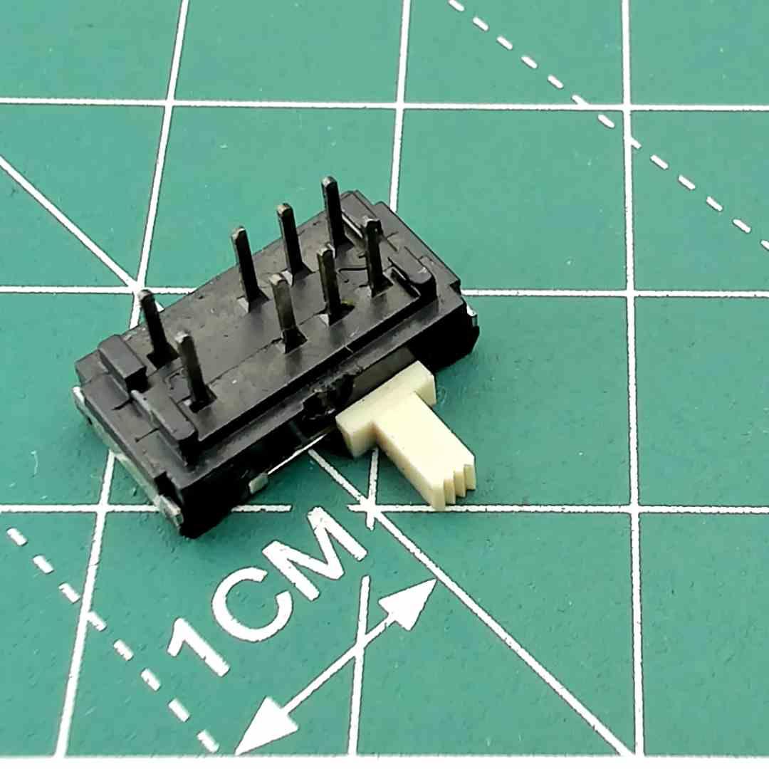 3-Position 8-Pin PCB Slide Switch for Vintage Audio Repair