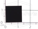 Picior pătrat din cauciuc autoadeziv 12.7mm x 12.7mm Height 2.3 mm &mdash; photo 3