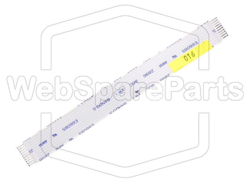 10 Pins Flat Cable L=130mm W=13.8mm