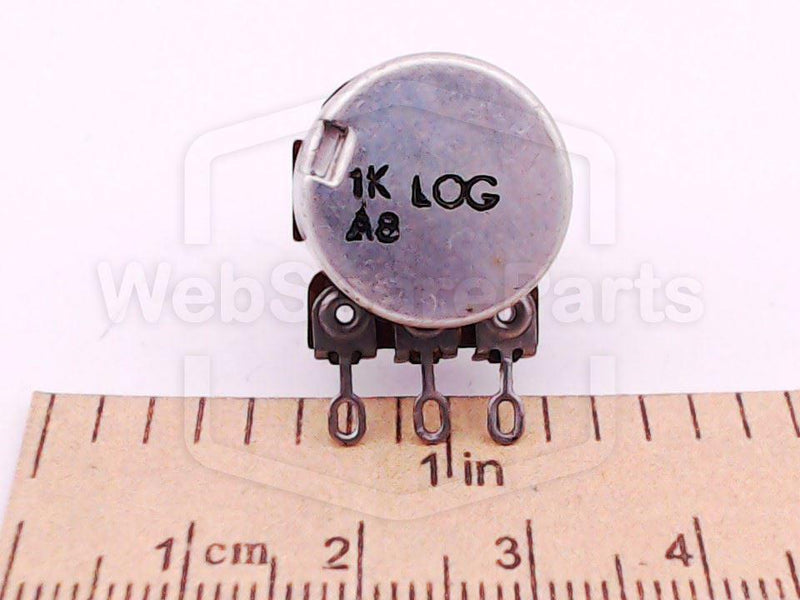 Potentiometer Grundig 1KOhm Log