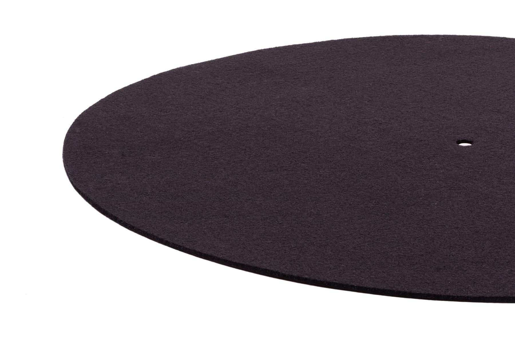 Analogis Mat Seven Felt Turntable Mat – Pure Felt Slipmat [Black]