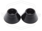 Picior rotund din PVC cu orificiu Ø3.0mm Base Ø14.8mm &mdash; photo 11