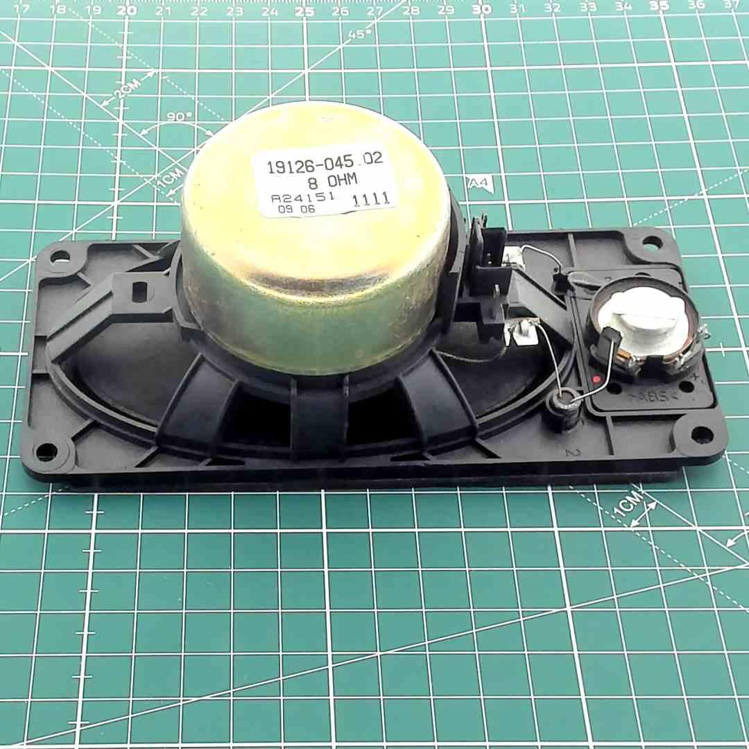 Oval Replacement Speaker with Tweeter for Vintage Audio, 8 Ohm [155x70x60mm]