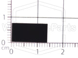 Picior dreptunghiular din cauciuc autoadeziv 13.0mm x 7.0mm Height 4.0mm &mdash; photo 2