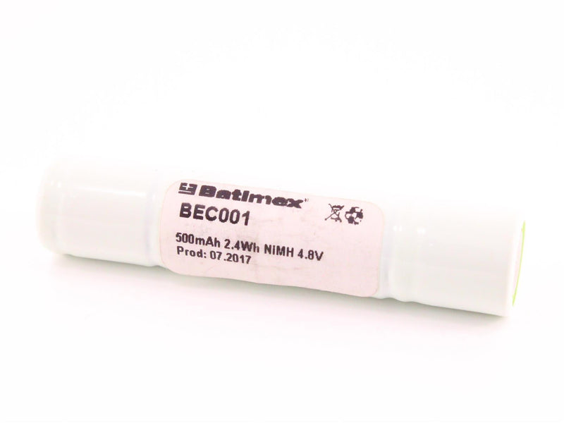 Ni-MH AAA battery BEC001 4.8V 500mAh [Ø17.5x65.0mm]