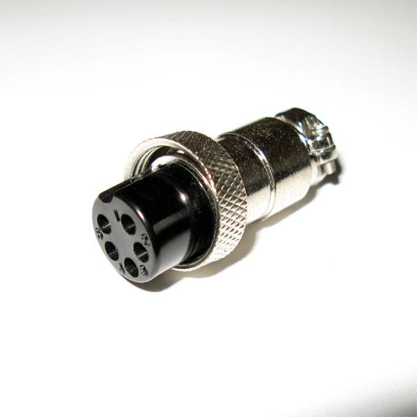 5-Pin Microphone Female Plug for Cable