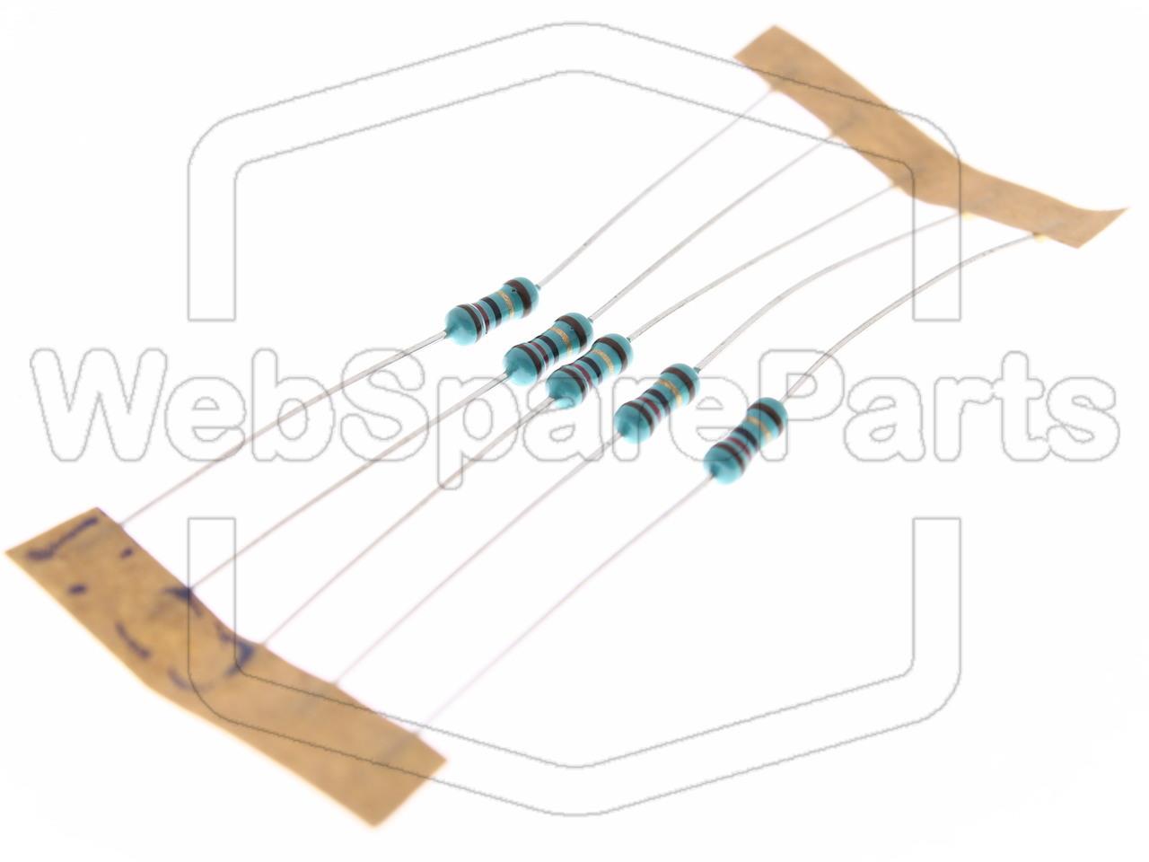 5x Metallic Film Resistance 12R 0.6W ±1% Ø2.5x6.8