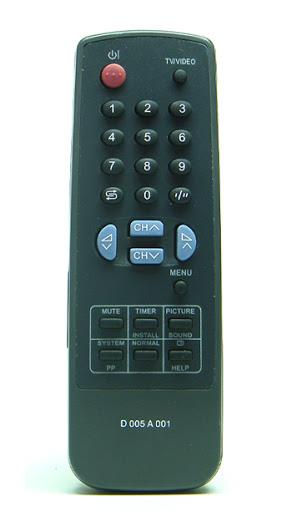 Replacement TV Remote Control for Sharp D005A001