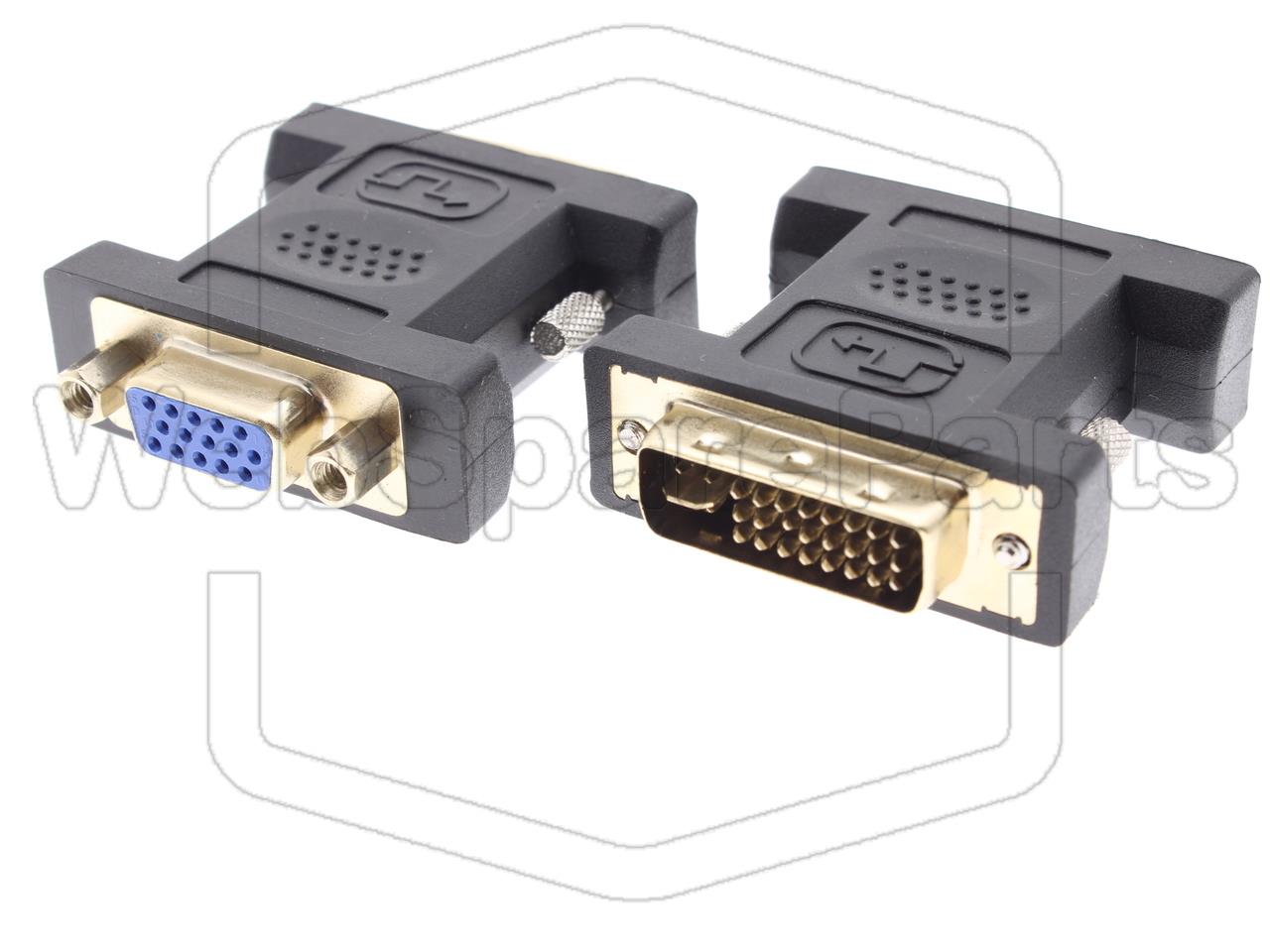DVI-I [24+5] Male to VGA Female Adapter