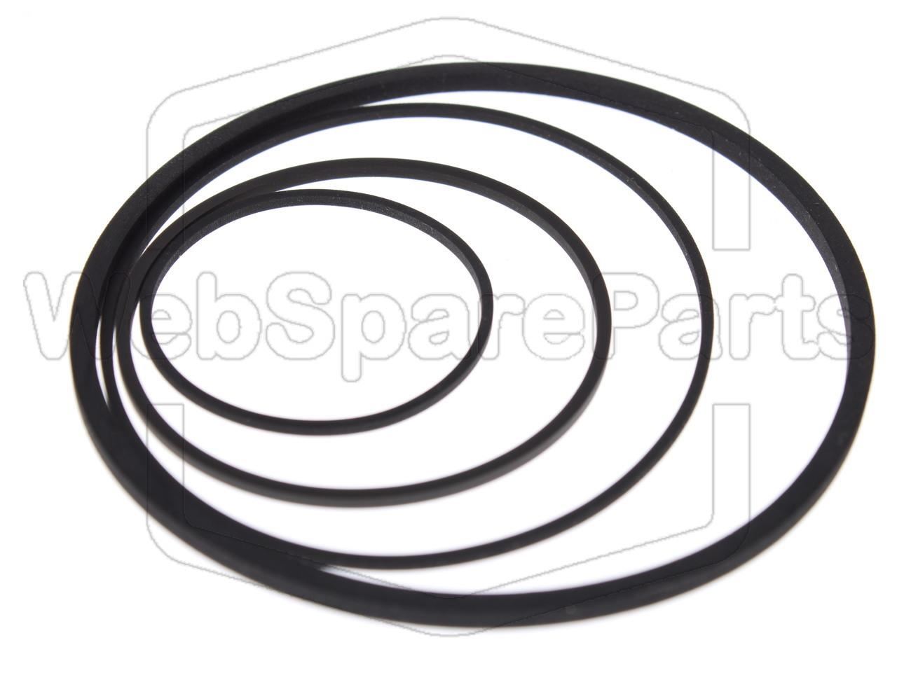 Belt Kit For Video Cassette Recorder Hitachi VT-8000