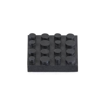 Picioare antivibrație Dynavox din cauciuc pentru aparat și difuzor, pătrate, 40 x 40 mm, set de 4