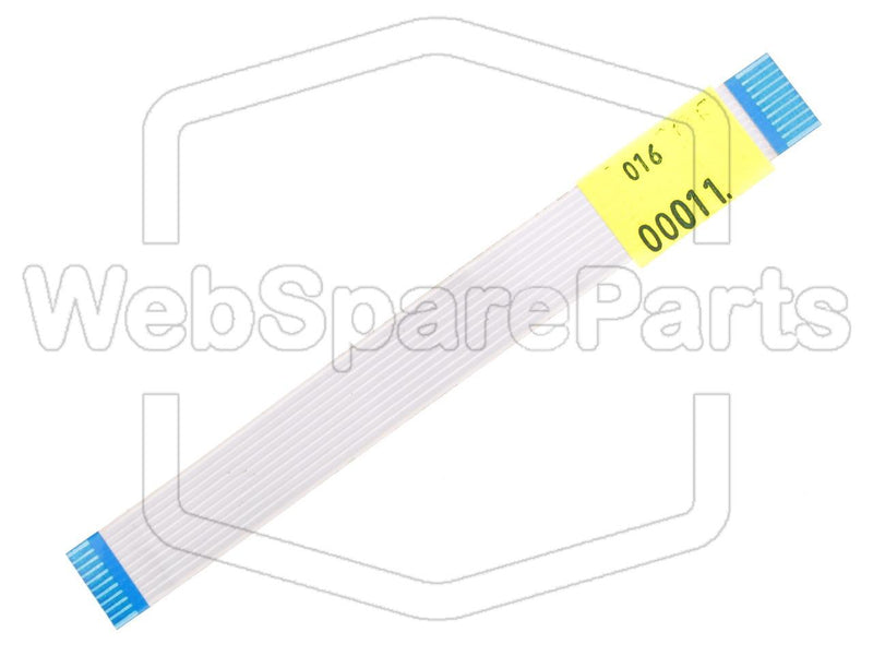 10 Pins Flat Cable L=130mm W=13.90mm