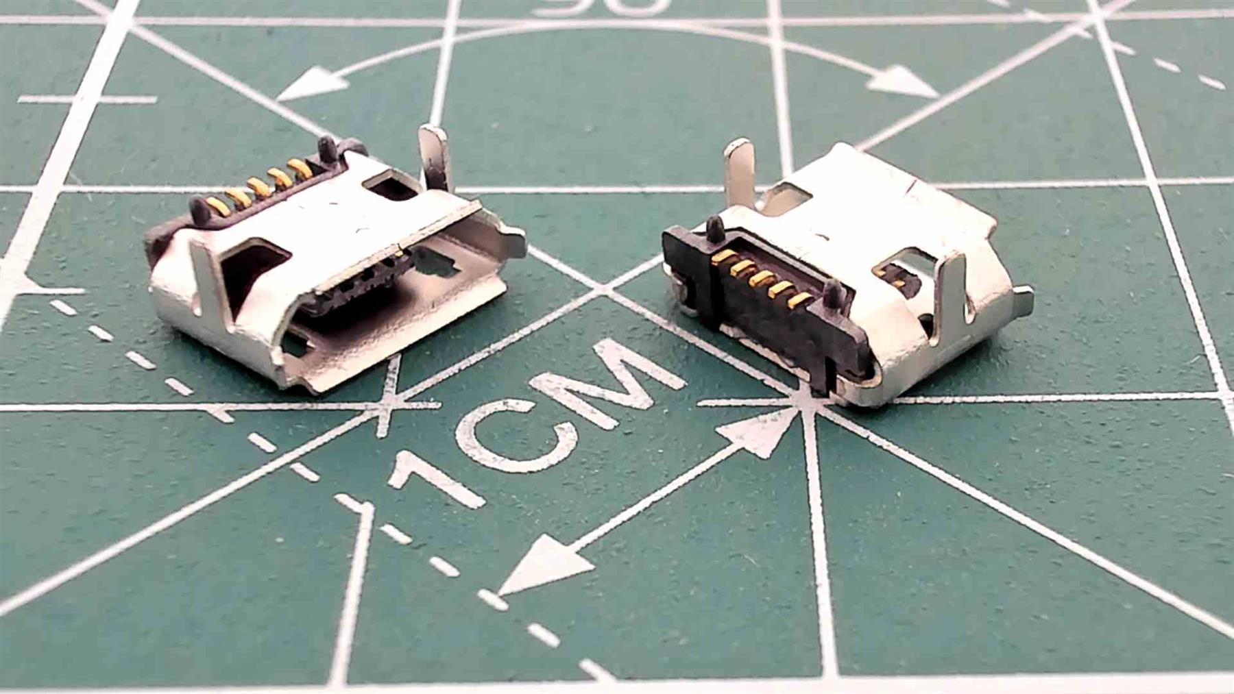 Micro USB Female Connector for PCB Soldering S7455