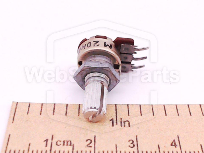 Potentiometer 20K M20KA 36F for Aiwa AD-WX110