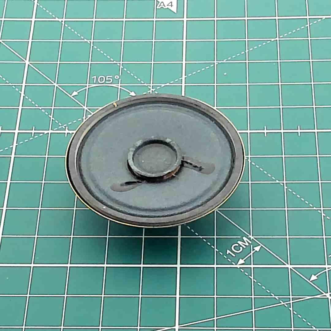 Round Replacement Speaker 8 Ohm 0.2 W [Ø50x15mm], Sanyo TRC1550