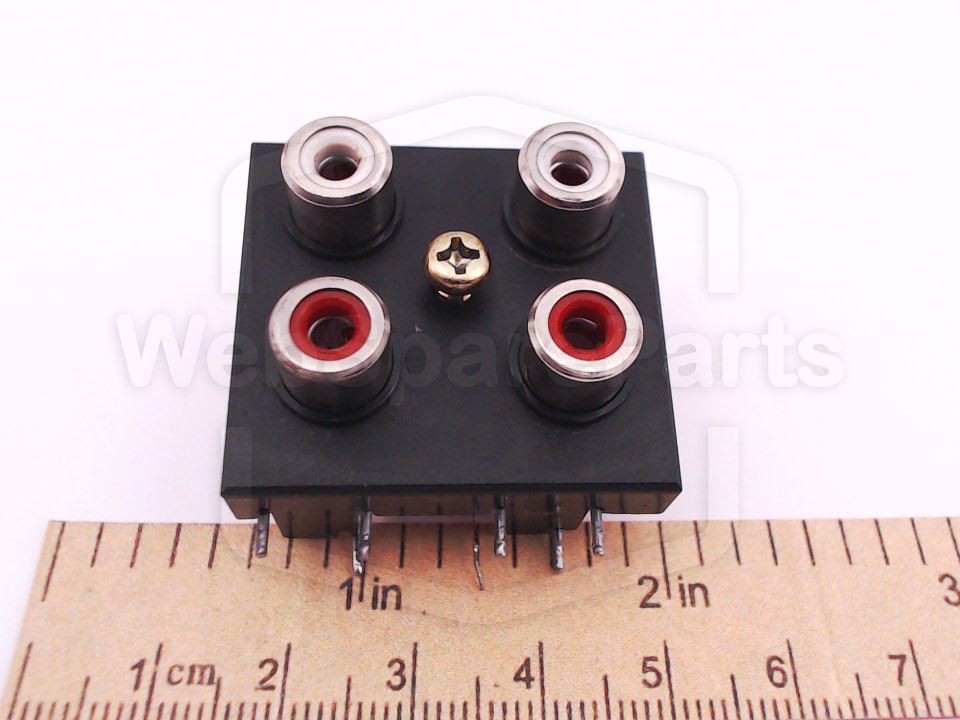 Aiwa Vintage RCA Female PCB Jack for Audio Repair