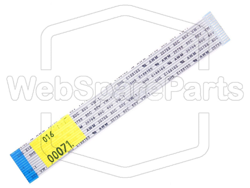 14 Pins Inverted Flat Cable L=130mm W=18.80mm