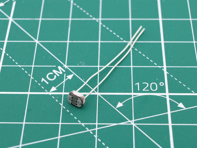 LDR 30..90kOhm 100mW Ø5mm Photoresistor Resistor Photoresistance