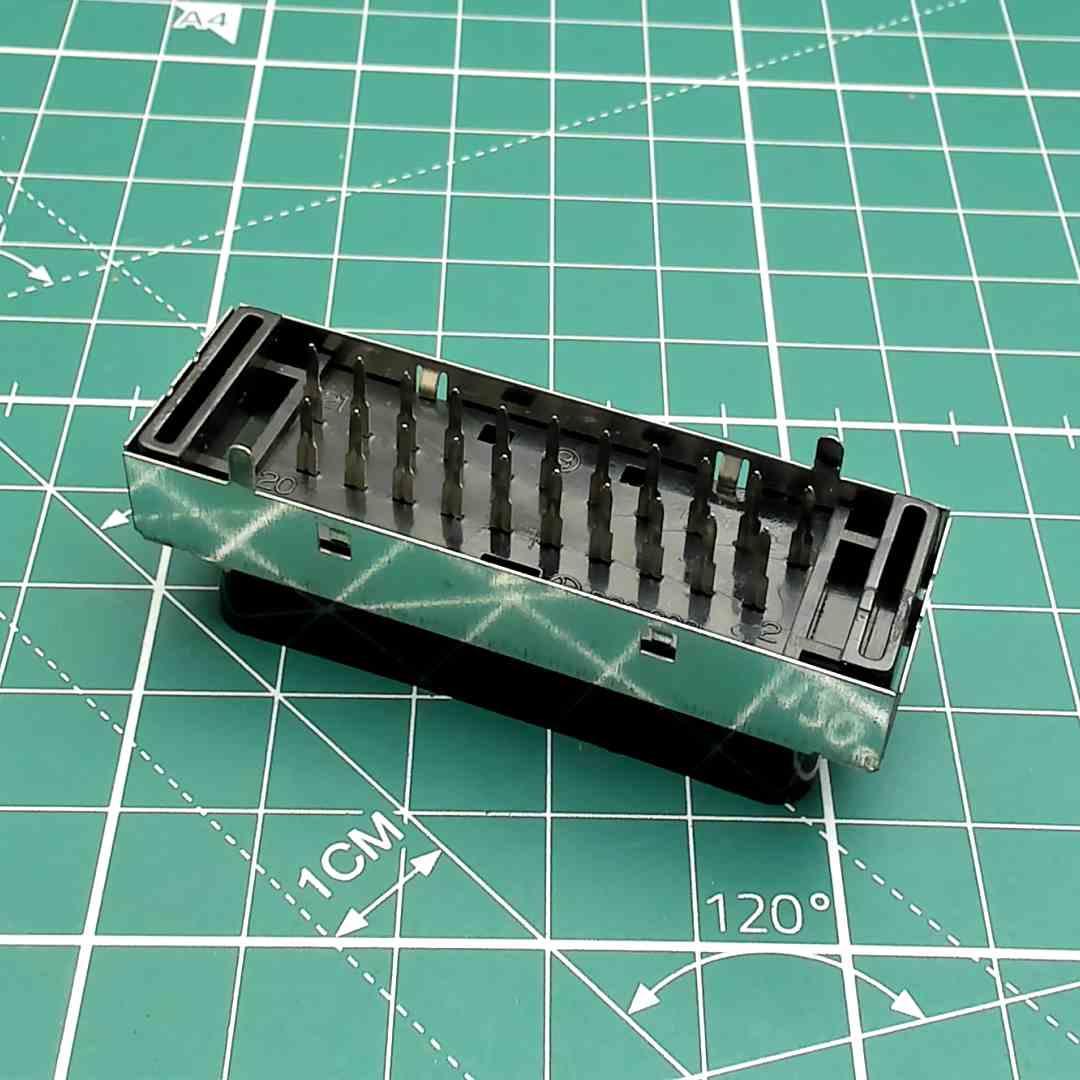 PCB-Mount SCART Connector Socket for Vintage Audio Video Equipment