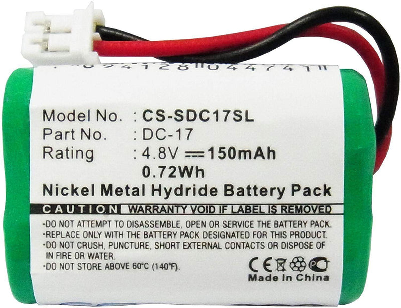 Li-Ion Battery 4.8V 150mAh CS-SDC17SL - WebSpareParts