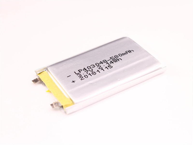 Li-Po Battery 3.7V 580mAh LP403048 - WebSpareParts