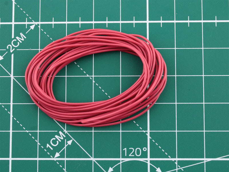 Multi strand electrical wire Red 0.35mm x 2.0 meters - WebSpareParts