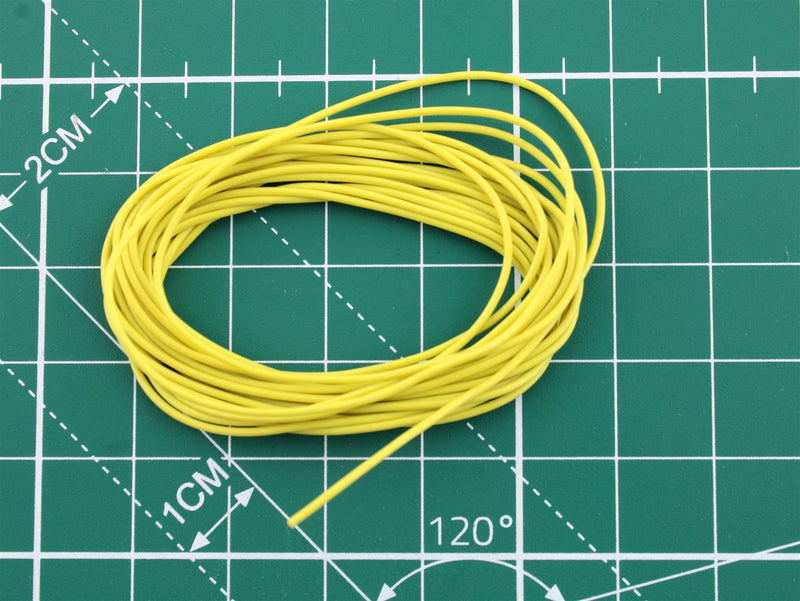 Multi strand electrical wire Yellow 0.35mm x 2.0 meters - WebSpareParts