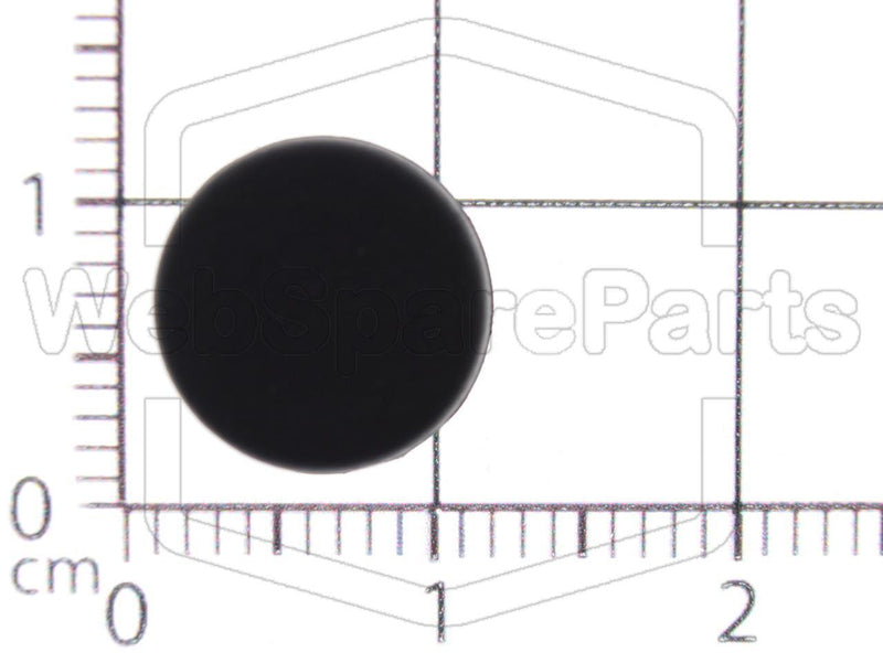 Round Rubber Foot Self-adhesive Ø10.8mm x Ø10.2mm x height 3mm - WebSpareParts