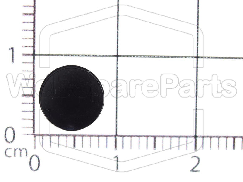 Round Rubber Foot Self-adhesive Ø8mm x Ø2mm x height 1mm - WebSpareParts